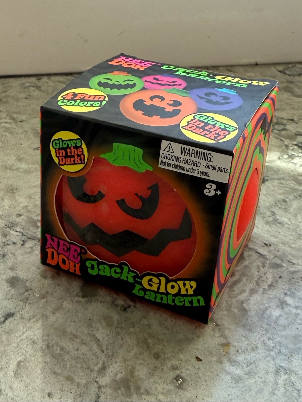 NeeDoh Jack Glow Orange